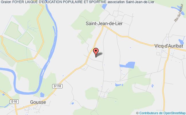 plan association Foyer Laique D'education Populaire Et Sportive Saint-Jean-de-Lier