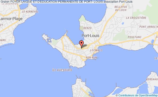 plan association Foyer Laique Et D'education Permanente De Port- Louis Port-Louis