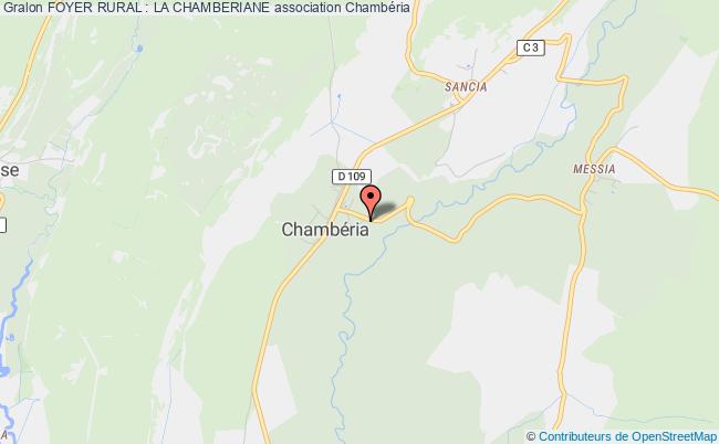 plan association Foyer Rural : La Chamberiane Chambéria