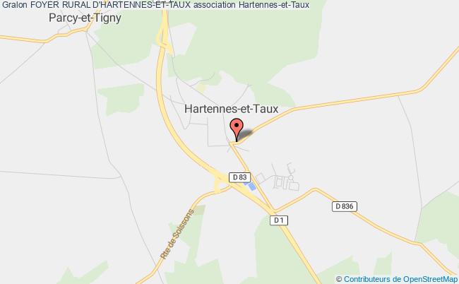 plan association Foyer Rural D'hartennes-et-taux Hartennes-et-Taux