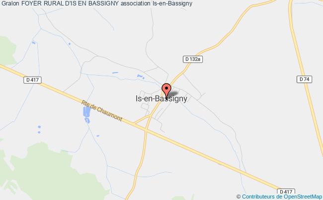 plan association Foyer Rural D'is En Bassigny Is-en-Bassigny