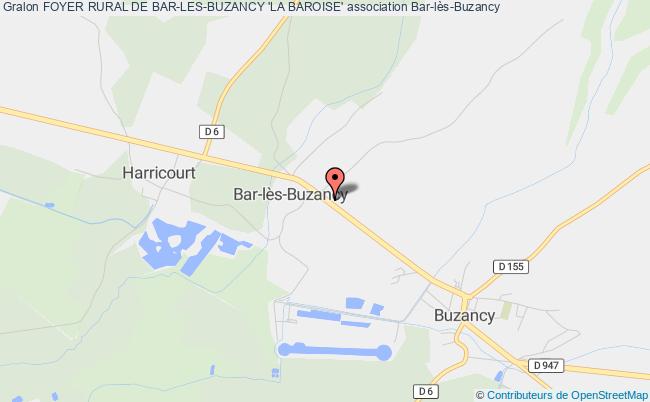 plan association Foyer Rural De Bar-les-buzancy 'la Baroise' Bar-lès-Buzancy