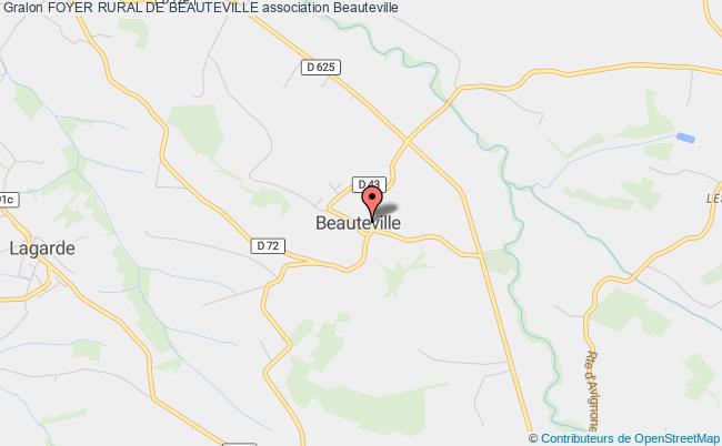 plan association Foyer Rural De Beauteville Beauteville