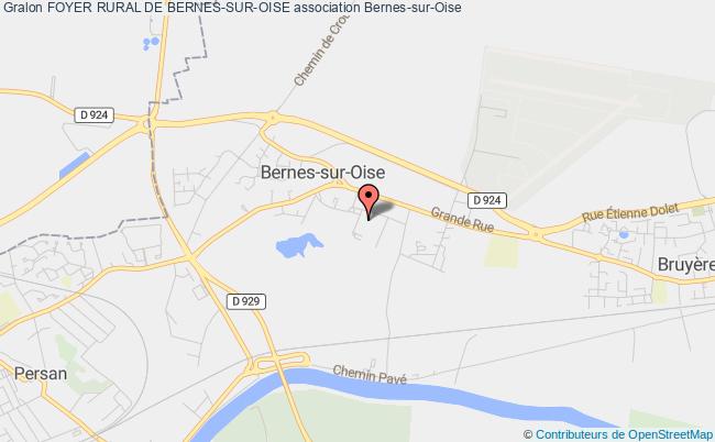 plan association Foyer Rural De Bernes-sur-oise Bernes-sur-Oise