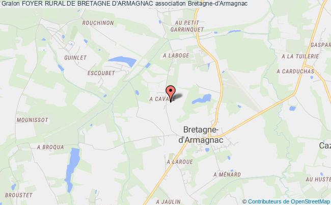 plan association Foyer Rural De Bretagne D'armagnac Bretagne-d'Armagnac