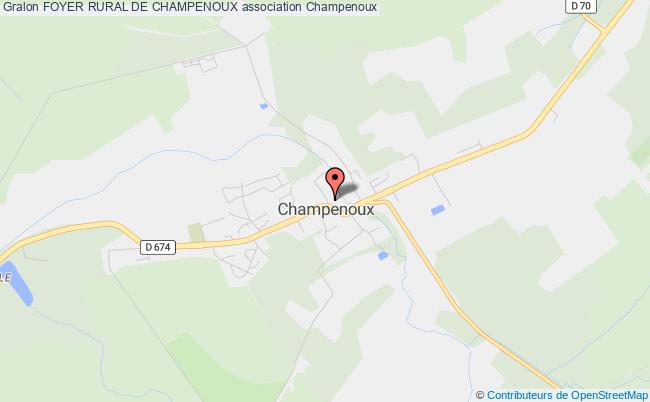 plan association Foyer Rural De Champenoux Champenoux