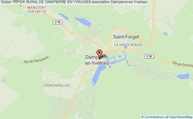 plan association Foyer Rural De Dampierre En Yvelines Dampierre-en-Yvelines
