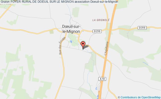 plan association Foyer Rural De Doeuil Sur Le Mignon Doeuil-sur-le-Mignon