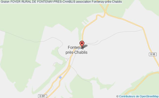 plan association Foyer Rural De Fontenay-pres-chablis Fontenay-près-Chablis