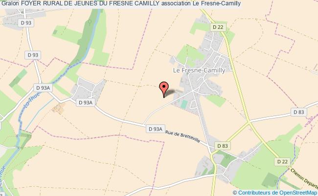 plan association Foyer Rural De Jeunes Du Fresne Camilly Le Fresne-Camilly