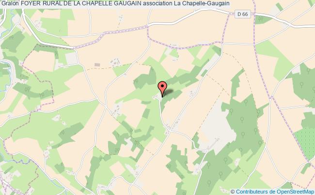 plan association Foyer Rural De La Chapelle Gaugain La    Chapelle-Gaugain