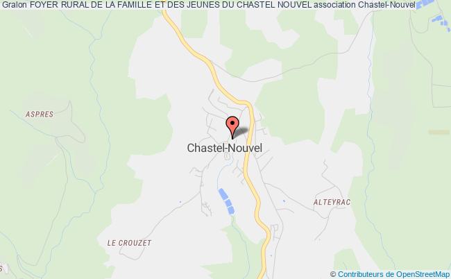 plan association Foyer Rural De La Famille Et Des Jeunes Du Chastel Nouvel Chastel-Nouvel