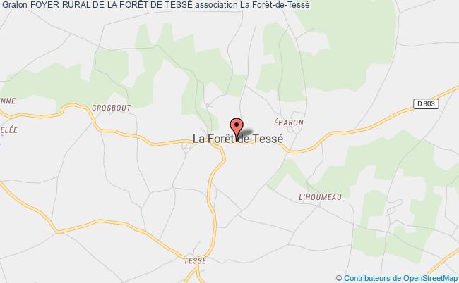 plan association Foyer Rural De La ForÊt De TessÉ La    Forêt-de-Tessé