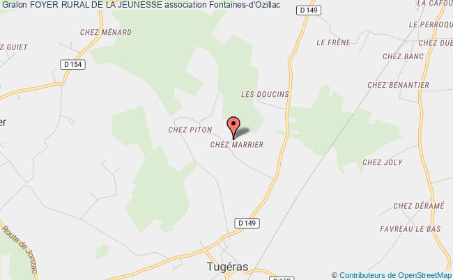 plan association Foyer Rural De La Jeunesse Fontaines-d'Ozillac