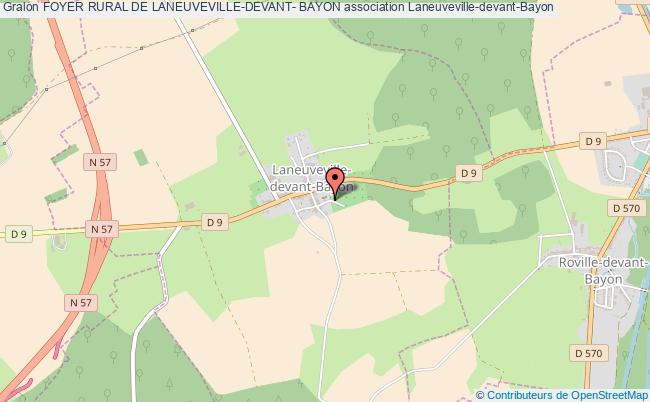 plan association Foyer Rural De Laneuveville-devant- Bayon Laneuveville-devant-Bayon