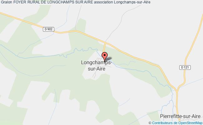 plan association Foyer Rural De Longchamps Sur Aire Longchamps-sur-Aire