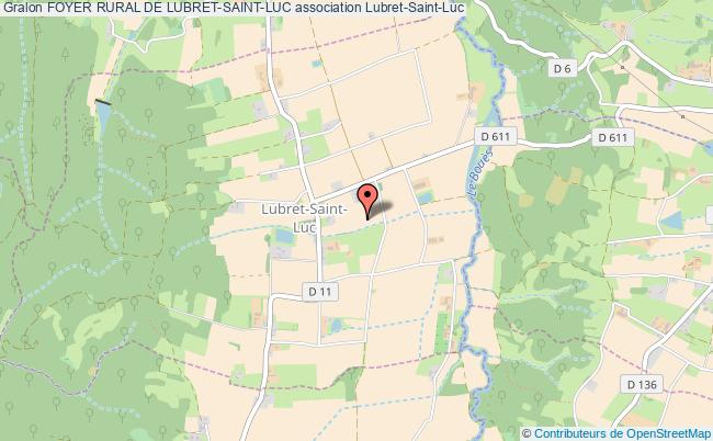 plan association Foyer Rural De Lubret-saint-luc Lubret-Saint-Luc