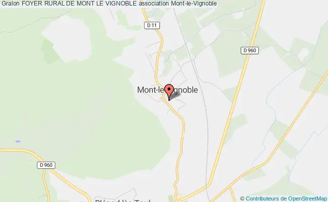plan association Foyer Rural De Mont Le Vignoble Mont-le-Vignoble