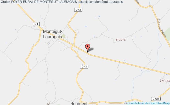 plan association Foyer Rural De Montegut-lauragais Montégut-Lauragais