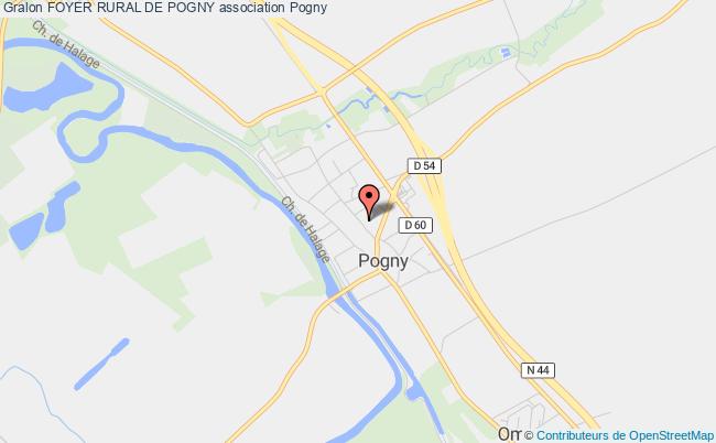 plan association Foyer Rural De Pogny Pogny