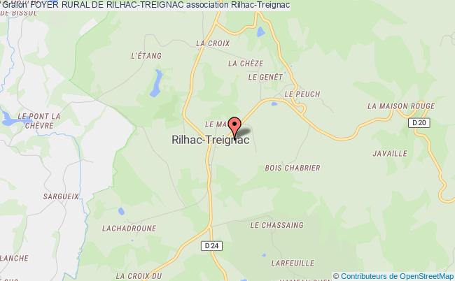 plan association Foyer Rural De Rilhac-treignac Rilhac-Treignac