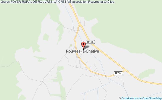 plan association Foyer Rural De Rouvres-la-chetive Rouvres-la-Chétive