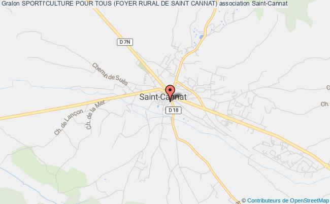 plan association Foyer Rural De Saint Cannat Saint-Cannat