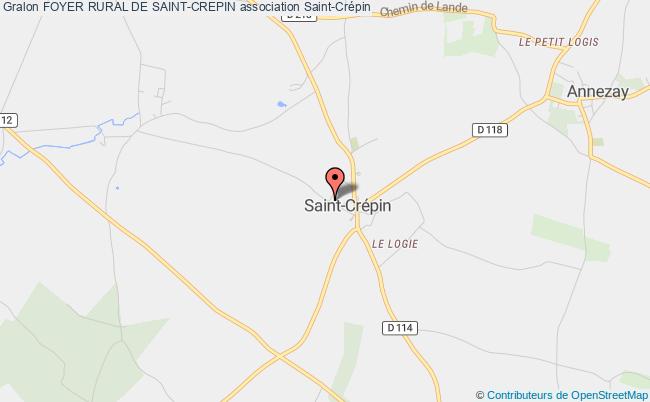 plan association Foyer Rural De Saint-crepin Saint-Crépin