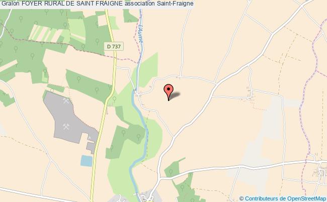 plan association Foyer Rural De Saint Fraigne Saint-Fraigne