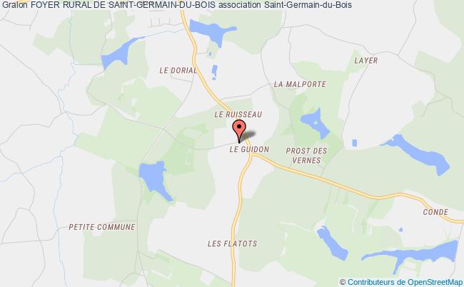 plan association Foyer Rural De Saint-germain-du-bois Saint-Germain-du-Bois