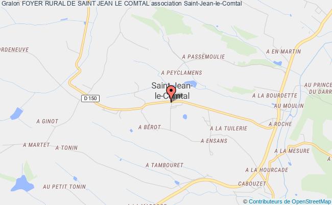 plan association Foyer Rural De Saint Jean Le Comtal Saint-Jean-le-Comtal