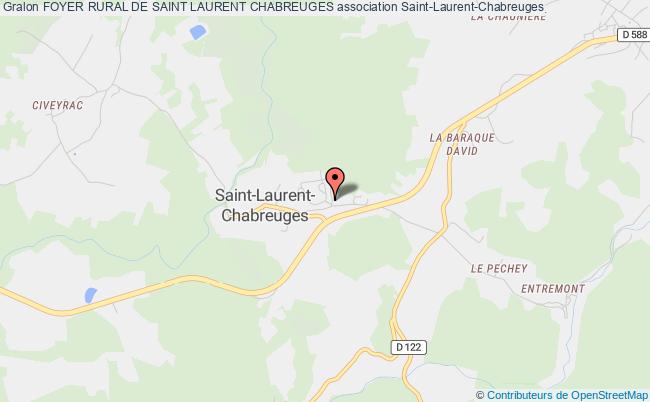 plan association Foyer Rural De Saint Laurent Chabreuges Saint-Laurent-Chabreuges
