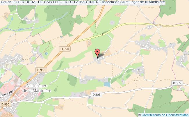 plan association Foyer Rural De Saint Leger De La Martiniere Saint-Léger-de-la-Martinière
