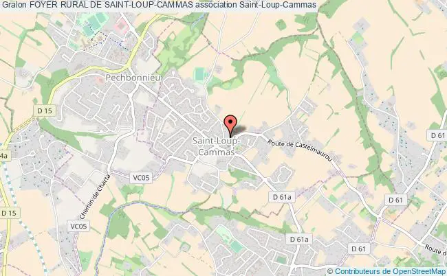 plan association Foyer Rural De Saint-loup-cammas Saint-Loup-Cammas