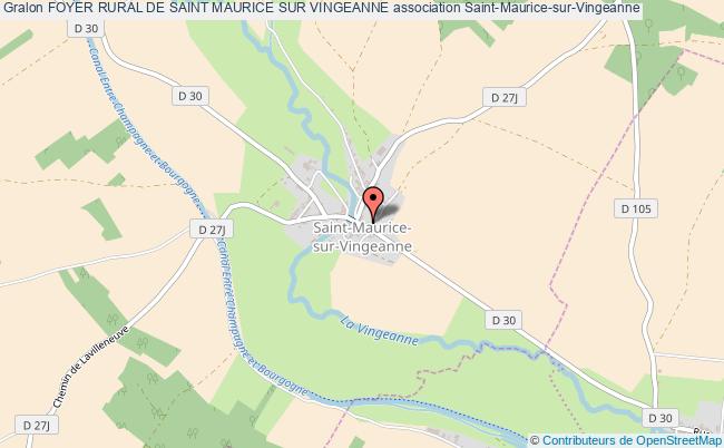 plan association Foyer Rural De Saint Maurice Sur Vingeanne Saint-Maurice-sur-Vingeanne