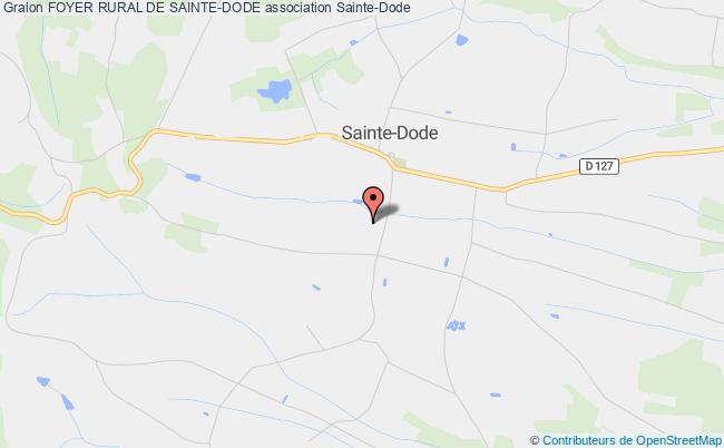 plan association Foyer Rural De Sainte-dode Sainte-Dode