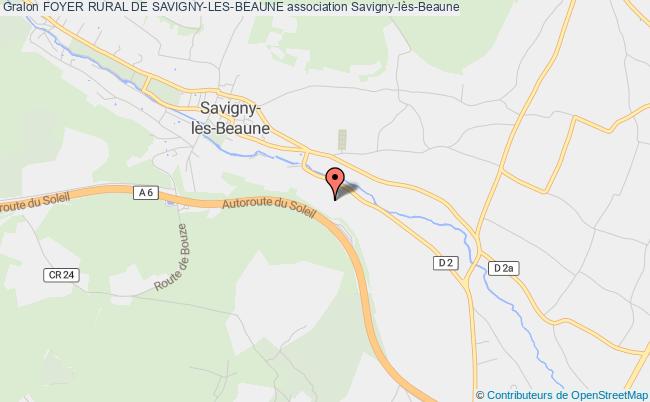 plan association Foyer Rural De Savigny-les-beaune Savigny-lès-Beaune