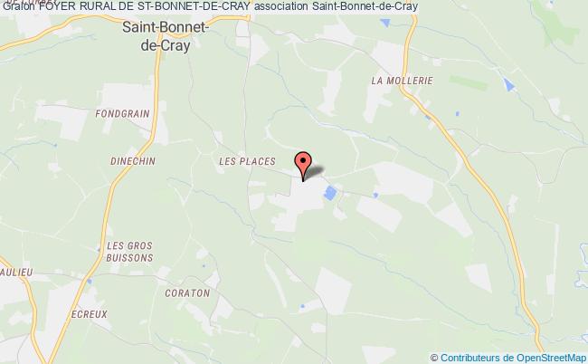 plan association Foyer Rural De St-bonnet-de-cray Saint-Bonnet-de-Cray