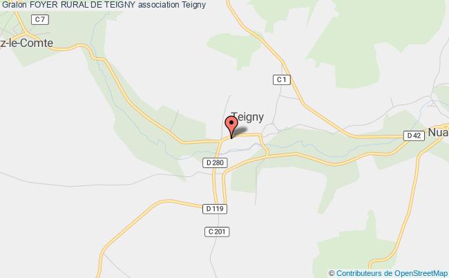 plan association Foyer Rural De Teigny Teigny