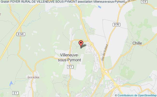 plan association Foyer Rural De Villeneuve Sous Pymont Villeneuve-sous-Pymont