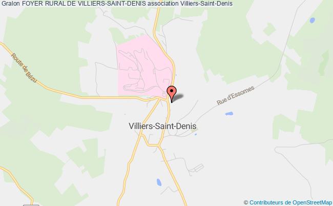 plan association Foyer Rural De Villiers-saint-denis Villiers-Saint-Denis