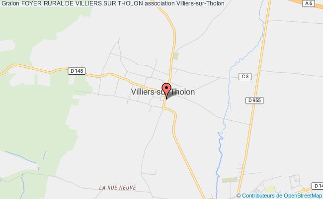 plan association Foyer Rural De Villiers Sur Tholon Villiers-sur-Tholon