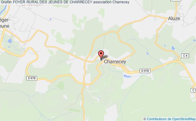 plan association Foyer Rural Des Jeunes De Charrecey Charrecey
