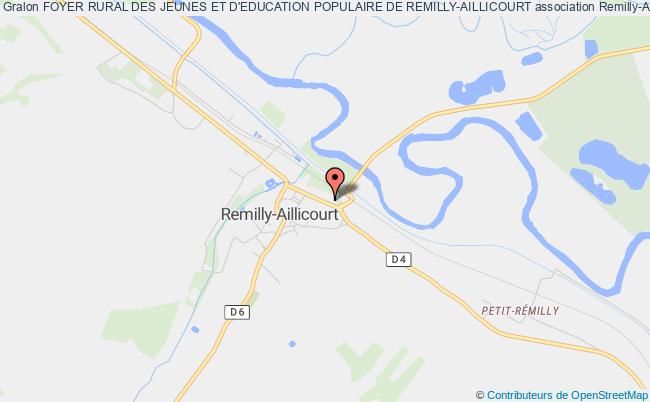 plan association Foyer Rural Des Jeunes Et D'education Populaire De Remilly-aillicourt Remilly-Aillicourt