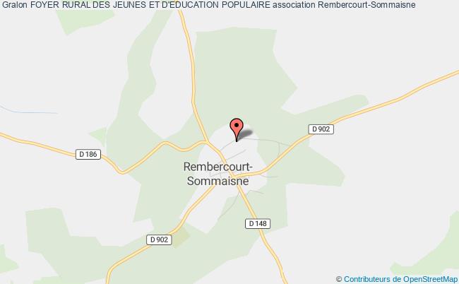 plan association Foyer Rural Des Jeunes Et D'education Populaire Rembercourt-Sommaisne