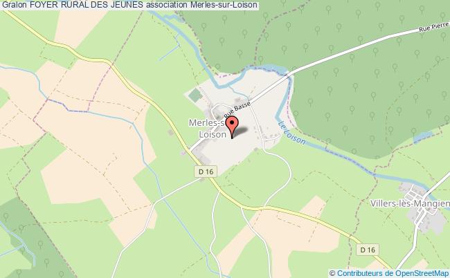 plan association Foyer Rural Des Jeunes Merles-sur-Loison