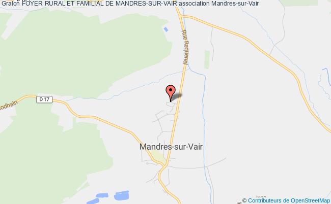 plan association Foyer Rural Et Familial De Mandres-sur-vair Mandres-sur-Vair