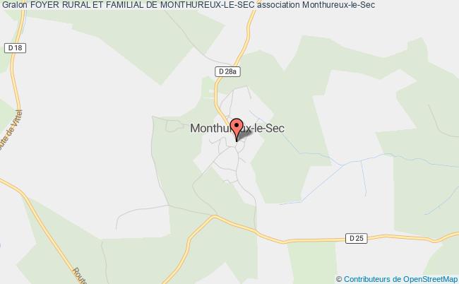 plan association Foyer Rural Et Familial De Monthureux-le-sec Monthureux-le-Sec