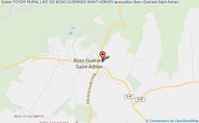 plan association Foyer Rural LaÏc De Bosc-guÉrard-saint-adrien Bosc-Guérard-Saint-Adrien