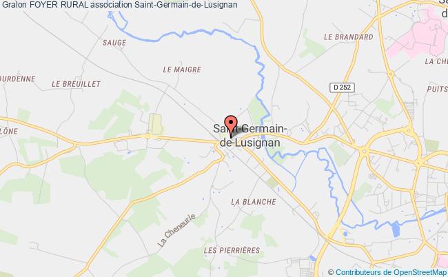 plan association Foyer Rural Saint-Germain-de-Lusignan